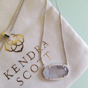 Kendra Scott Slate Cats Eye Delaney Necklace